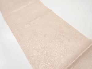 正絹　紗　桔梗模様織り出し　夏用袋帯